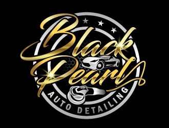 Black Pearl Auto Detailing logo design by maze