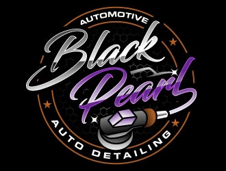 Black Pearl Auto Detailing logo design by Suvendu