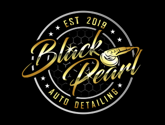 Black Pearl Auto Detailing logo design by kopipanas