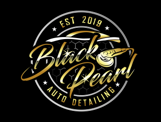 Black Pearl Auto Detailing logo design by kopipanas