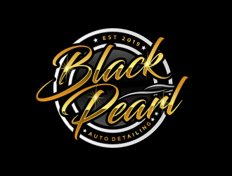 Black Pearl Auto Detailing logo design by jm77788