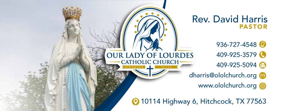 Our Lady of Lourdes Catholic Church logo design by LogOExperT