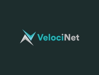 VelociNet logo design by langitBiru