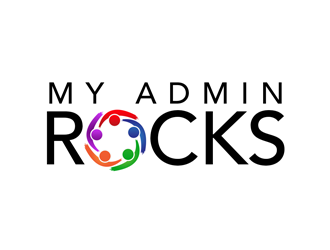My Admin Rocks  logo design by kunejo
