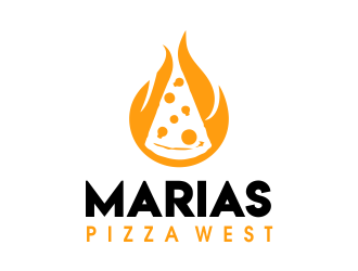 marias pizza west logo design by JessicaLopes