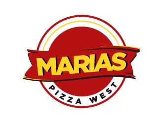 marias pizza west logo design by Erasedink
