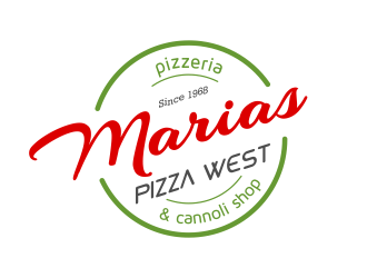 marias pizza west logo design by nandoxraf