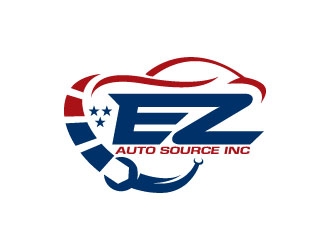 EZ Auto Source Inc logo design by sanworks