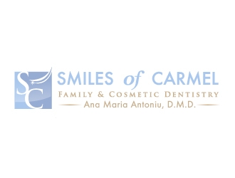 Smiles of Carmel logo design by 35mm