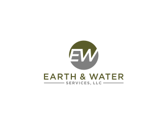 Earth & Water Services, LLC logo design by bricton