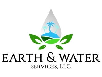 Earth & Water Services, LLC logo design by jetzu