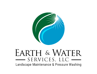 Earth & Water Services, LLC logo design by Coolwanz