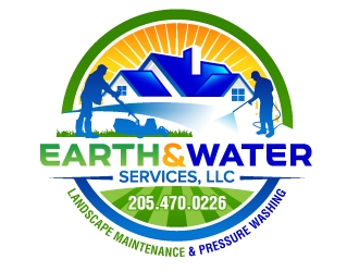 Earth & Water Services, LLC logo design by jaize