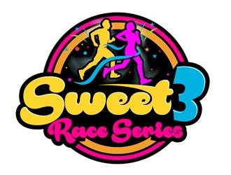 Sweet 3 Race Series logo design by DreamLogoDesign