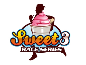 Sweet 3 Race Series logo design by DreamLogoDesign