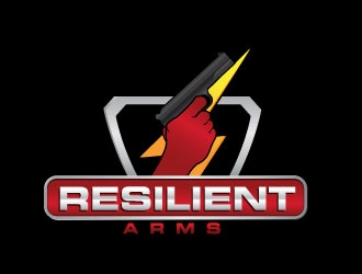 Resilient Arms logo design by Suvendu