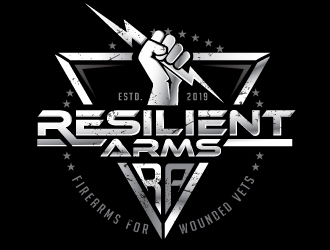 Resilient Arms logo design by REDCROW