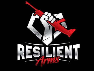 Resilient Arms logo design by REDCROW