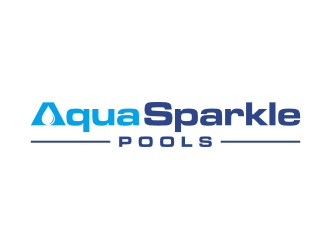Aqua Sparkle Pools logo design by nurul_rizkon