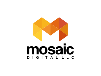 Mosaic Digital LLC logo design by DiDdzin
