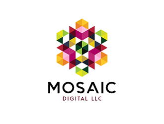 Mosaic Digital LLC logo design by Optimus