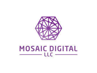 Mosaic Digital LLC logo design by BlessedArt