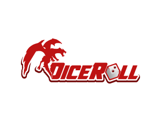 DiceRoll logo design by lestatic22