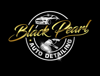 Black Pearl Auto Detailing logo design by lestatic22