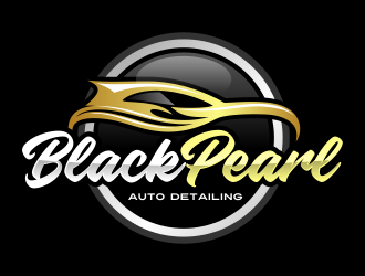 Black Pearl Auto Detailing logo design by AisRafa