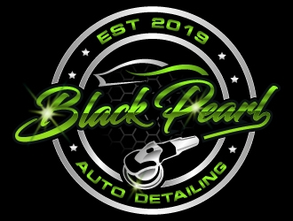 Black Pearl Auto Detailing logo design by MUSANG