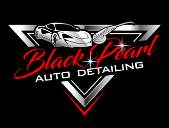 Black Pearl Auto Detailing logo design by ingepro