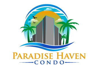 Paradise Haven Condo logo design by 35mm