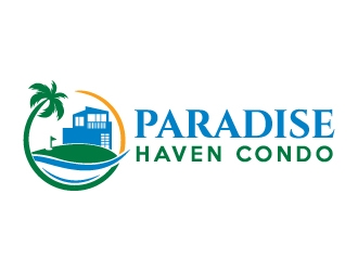 Paradise Haven Condo logo design by MonkDesign