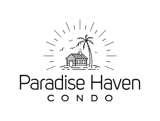 Paradise Haven Condo logo design by cikiyunn
