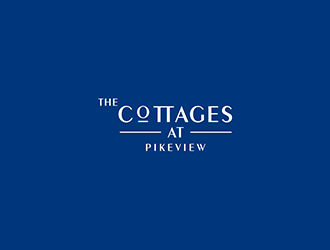 The Cottages at Pikeview logo design by blackcane