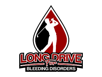 Long Drive for Bleeding Disorders logo design by haze