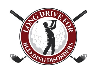 Long Drive for Bleeding Disorders logo design by Suvendu