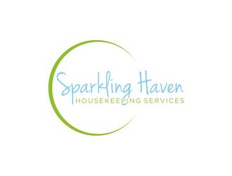 Sparkling Haven Housekeeping Services logo design by johana