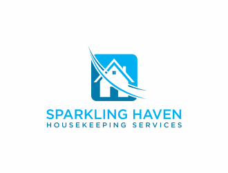 Sparkling Haven Housekeeping Services logo design by hopee