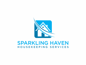 Sparkling Haven Housekeeping Services logo design by hopee