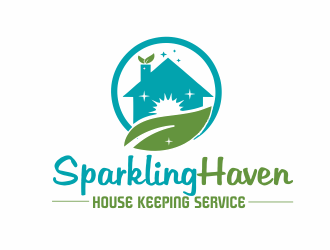 Sparkling Haven Housekeeping Services logo design by cgage20