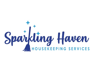 Sparkling Haven Housekeeping Services logo design by MonkDesign
