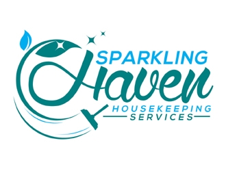 Sparkling Haven Housekeeping Services logo design by MAXR
