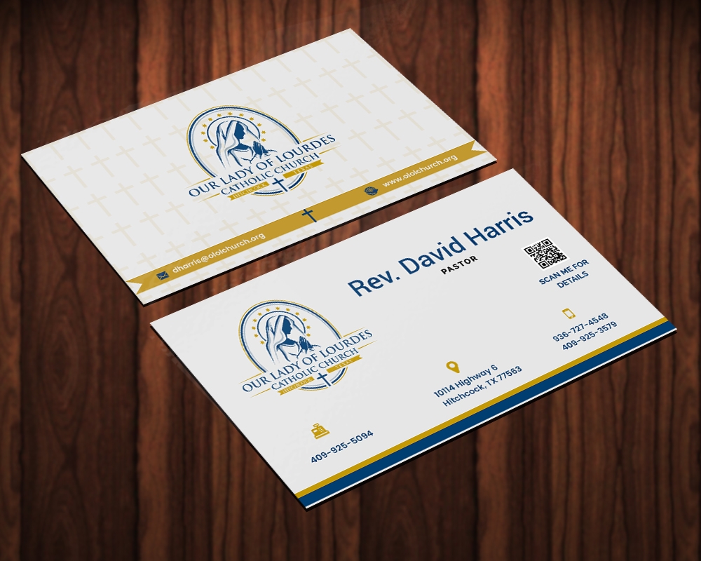 Our Lady of Lourdes Catholic Church logo design by MastersDesigns