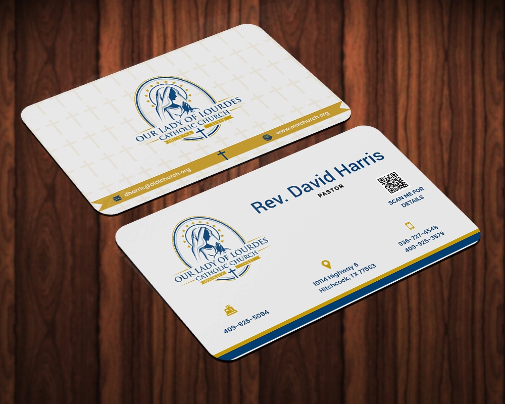 Our Lady of Lourdes Catholic Church logo design by MastersDesigns