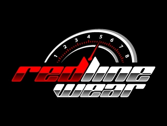 Redline Wear  logo design by abss