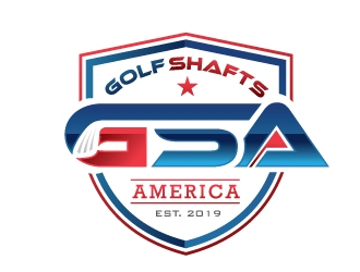 Golf Shafts America logo design by REDCROW