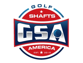 Golf Shafts America logo design by REDCROW