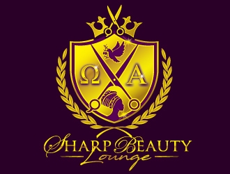 Sharp Beauty Lounge  logo design by REDCROW