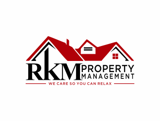 RKM Property Management logo design by Mahrein